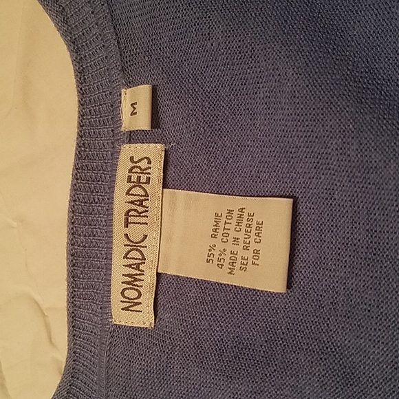 Nomadic Traders blue sweater - Picture 3 of 4